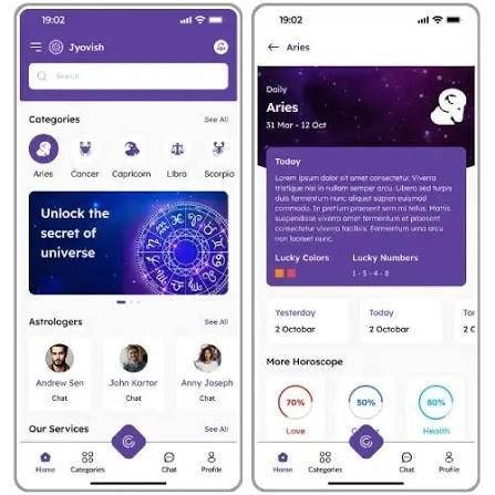 Astrology Prediction App Development in hihya